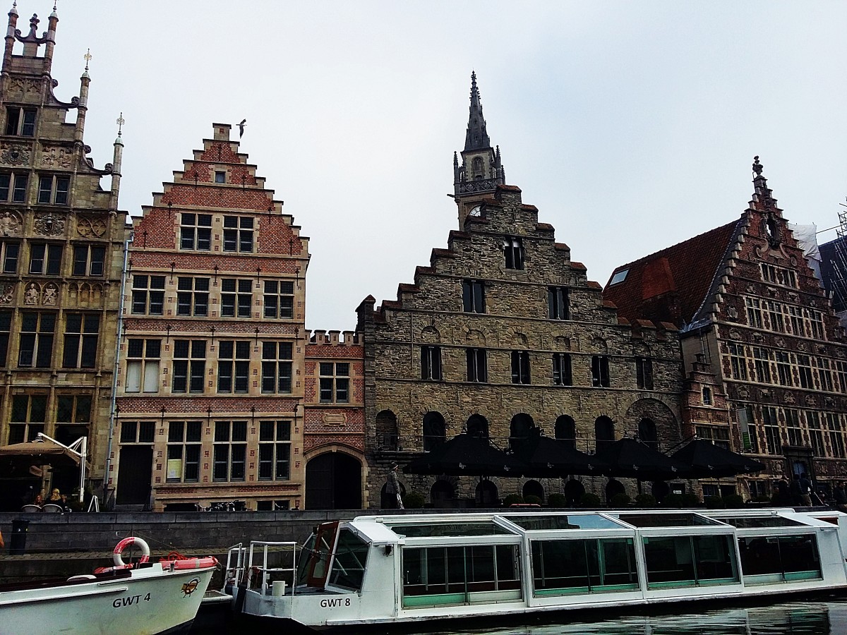 Zdjęcia: Gandawa, Flandria, Kamieniczki, BELGIA Zdjęcia: Gandawa, Flandria, Kamieniczki, BELGIA