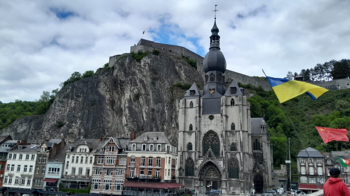 Zdjęcia: Dinant, Walonia, Kościół i Cytadela w Dinant, BELGIA Zdjęcia: Dinant, Walonia, Kościół i Cytadela w Dinant, BELGIA