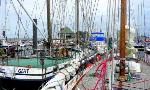 Zdjęcie BELGIA / Ostenda / Królewski Port Jachtowy / Śmiały w RYC Ostenda