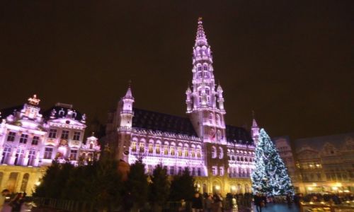 Zdjcie BELGIA / Bruksela / Bruksela / Bruksela noc