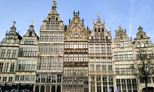 Zdjcie BELGIA / Antwerpia / Region flamandzki / Siedziby gildii kupieckich
