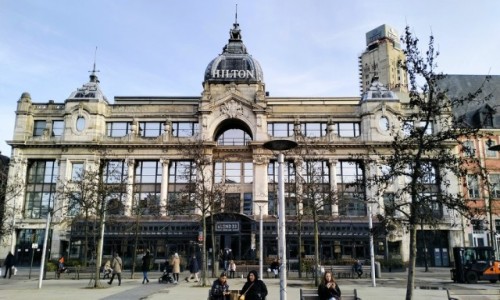 Zdjcie BELGIA / Antwerpia / Region flamandzki / Zimowy Hilton
