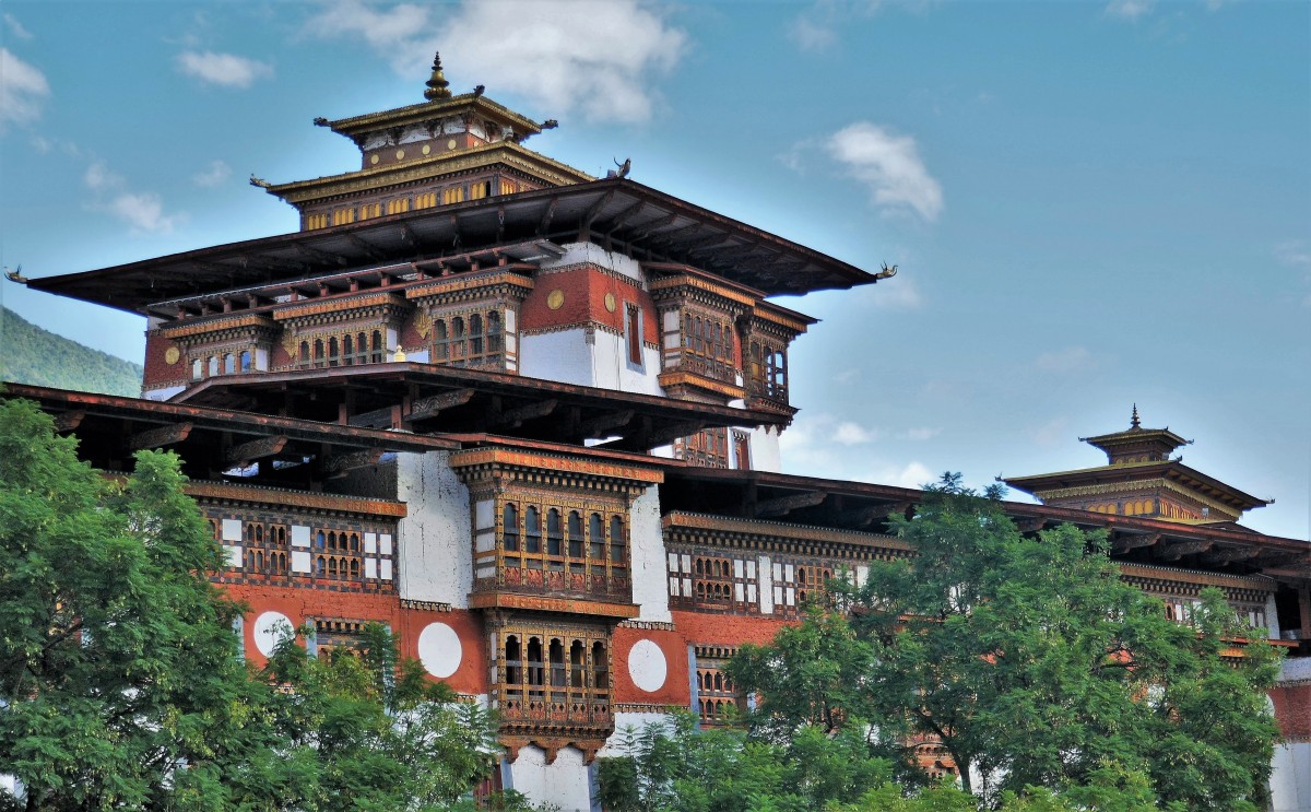 Zdjęcia: Dzong: klasztor- twierdza, Punakha, Dzong Punakha zachwyca architekturą, BHUTAN Zdjęcia: Dzong: klasztor- twierdza, Punakha, Dzong Punakha zachwyca architekturą, BHUTAN