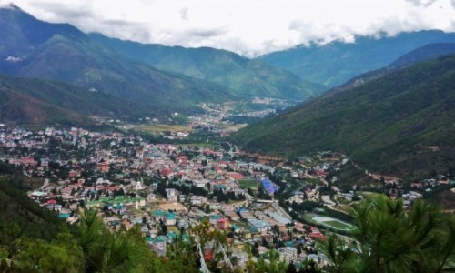 Zdjęcie BHUTAN / Thimphu / Stolica kraju / Dolina Thimphu
