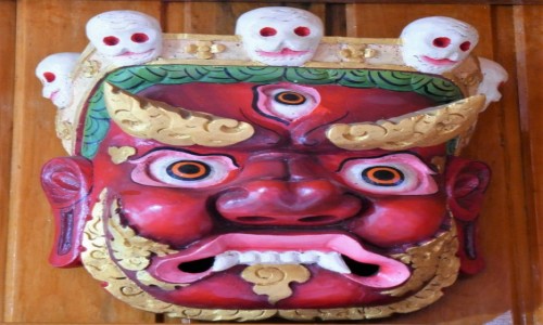 Zdjcie BHUTAN / Bumthang /  Galeria gdzie po drodze / Jama - bg mierci i zmarych, wadca zawiatw
