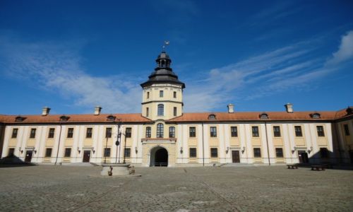 Zdjcie BIAORU / Obwd miski / Niewie / Na dziedzicu zamkowym