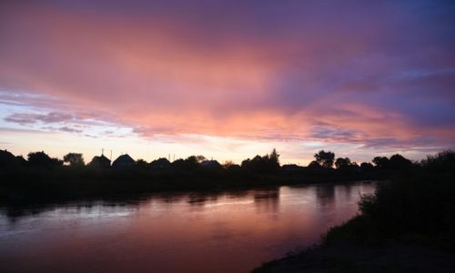 Zdjęcie BIAłORUś / obwód grodzieński / Delatycze / Zachód słońca nad Niemnem