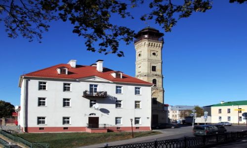 Zdjcie BIAORU / Grodno / ul. Zamkowa / Wiea Poarnicza z 1901 r.