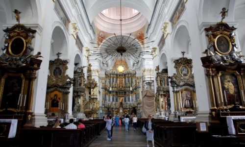 Zdjcie BIAORU / Obwd grodzieski / Grodno / Wntrze Katedry w. Franciszka Ksawerego w Grodnie