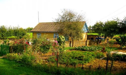 Zdjęcie BIAłORUś / grodzieński /  przed Bohatyrowiczami / domek jakich wiele