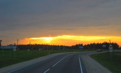 Zdjęcie BIAłORUś / grodzieński /  okolice Grodna / o zmierzchu