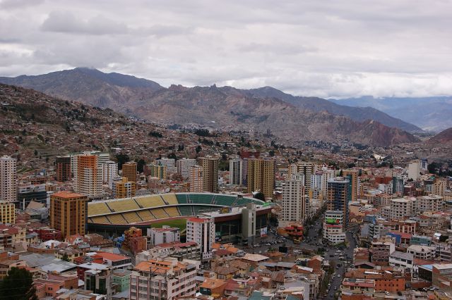 Zdjęcia: La Paz, Boliwia, La Paz , stadion Bolivar., BOLIWIA Zdjęcia: La Paz, Boliwia, La Paz , stadion Bolivar., BOLIWIA