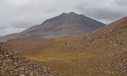 Zdjcie BOLIWIA / Aliplano / Okolice SolarUyuni / Wulkan Ollaque