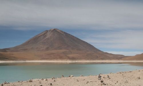 Zdjcie BOLIWIA / Altiplano / Laguna Verde / Wulkan Licancabur