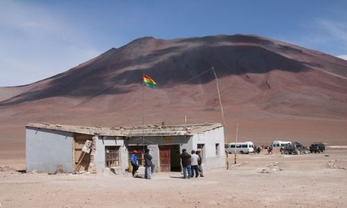 Zdjęcie BOLIWIA / Atacama / Granica DBoliwii z Chile / Imigration Bolivia