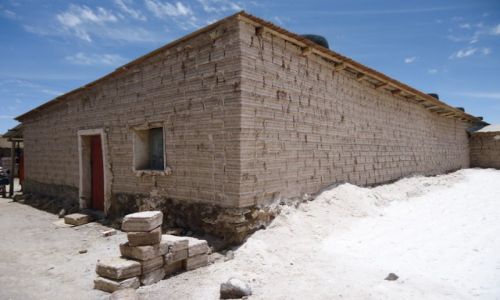 Zdjcie BOLIWIA / Potosi / Colchani, okolice Uyuni / Domy z soli