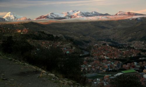 Zdjecie BOLIWIA / La Paz / La Paz / Zachd soca nad miastem