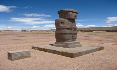 Zdjcie BOLIWIA / La Paz / Tiwanaku (Tiahuanako) / Monument
