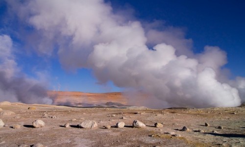 Zdjecie BOLIWIA / Pustynia Atacama / / / Sol de Manana