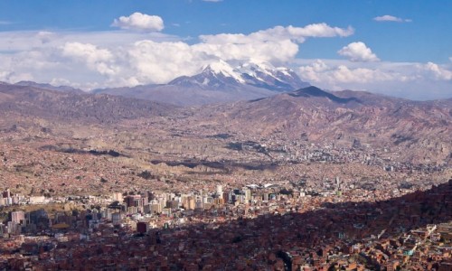 Zdjecie BOLIWIA / La Paz / / / Panorama La Paz
