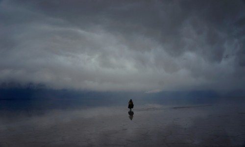 Zdjecie BOLIWIA / Salar de uyuni / salar de uyuni / ucieczka przed burz