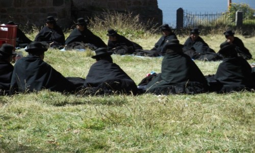 Zdjęcie BOLIWIA / Tihuanacu / Tihuanacu / Niedzielne zebranie lokalnego samorządu