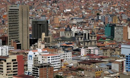 Zdjęcie BOLIWIA / brak / La Paz / Stare w nowym