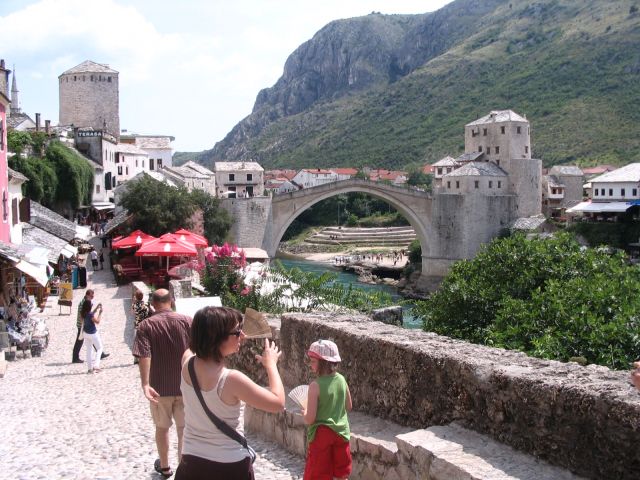 Zdjęcia: Bosnia-Mostar, Mostar, Most w Mostarze, BOśNIA i HERCEGOWINA Zdjęcia: Bosnia-Mostar, Mostar, Most w Mostarze, BOśNIA i HERCEGOWINA