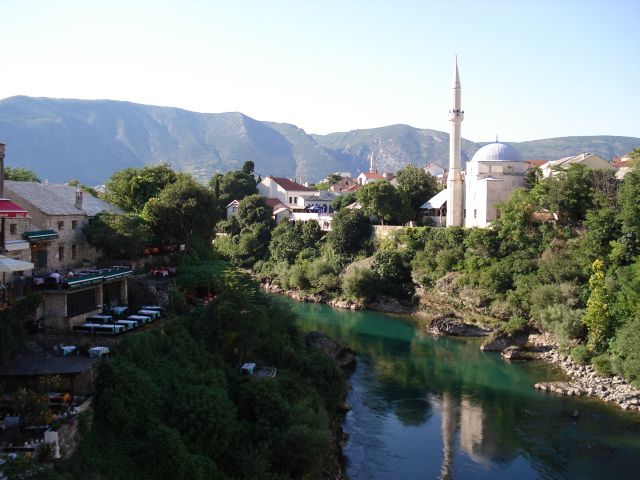 Zdjęcia: Mostar, Hercegowina, Jeszcze raz panorama Mostaru, BOśNIA i HERCEGOWINA Zdjęcia: Mostar, Hercegowina, Jeszcze raz panorama Mostaru, BOśNIA i HERCEGOWINA