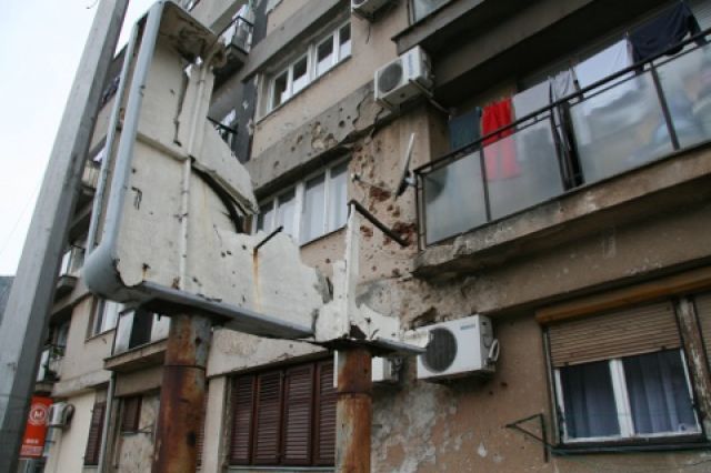 Zdjęcia: Mostar, Mostar - zniszczenia wojenne, BOśNIA i HERCEGOWINA Zdjęcia: Mostar, Mostar - zniszczenia wojenne, BOśNIA i HERCEGOWINA