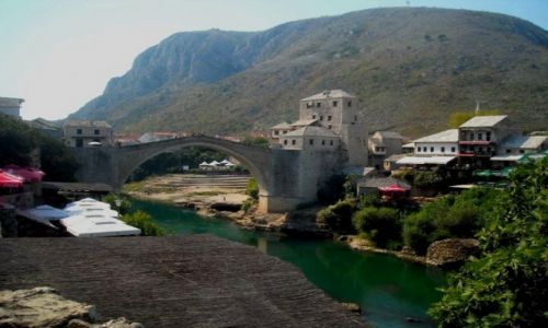 Zdjecie BONIA i HERCEGOWINA / - / Mostar / Mostar i jego Most..