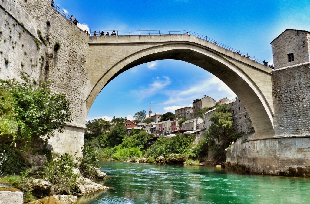 Zdjęcia: Mostar, Kamienny Most w Mostarze, BOśNIA i HERCEGOWINA Zdjęcia: Mostar, Kamienny Most w Mostarze, BOśNIA i HERCEGOWINA