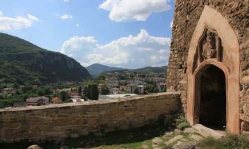 Zdjecie BONIA i HERCEGOWINA / Jajce / Zamek ksicia chorwacko-boniackiego Hrvoje Vukia / Widok z zamku