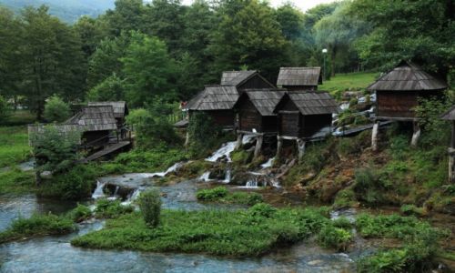 Zdjcie BONIA i HERCEGOWINA / Jajce / Jeziora Plivskie / Myny wodne