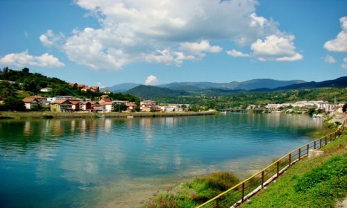 Zdjcie BONIA i HERCEGOWINA / Republika Serbska / Wiszegrad / Wiszegrad-rzeka Drina