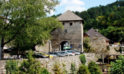Zdjecie BONIA i HERCEGOWINA / centralna Bonia / Jajce / Jajce-fragment twierdzy 