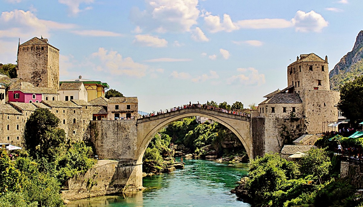 Zdjęcia: Mostar, Hercegowina, Jak Mostar-to most, BOśNIA i HERCEGOWINA Zdjęcia: Mostar, Hercegowina, Jak Mostar-to most, BOśNIA i HERCEGOWINA