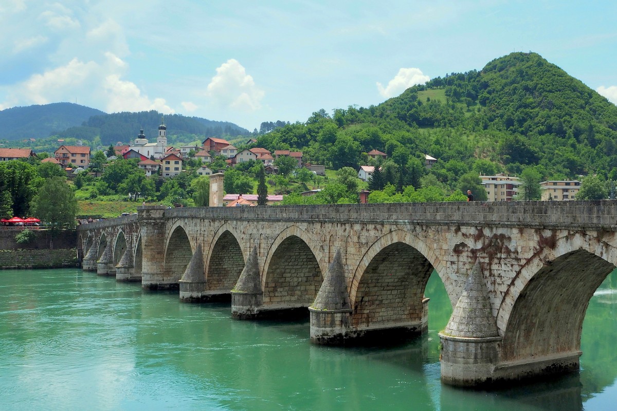 Zdjęcia: Višegrad, most Mehmed - paše Sokolovića..., BOśNIA i HERCEGOWINA Zdjęcia: Višegrad, most Mehmed - paše Sokolovića..., BOśNIA i HERCEGOWINA