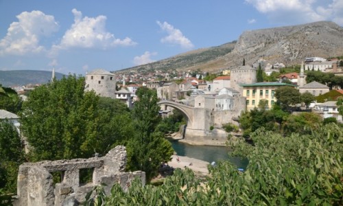 Zdjcie BONIA i HERCEGOWINA / - / Mostar / Widok na most