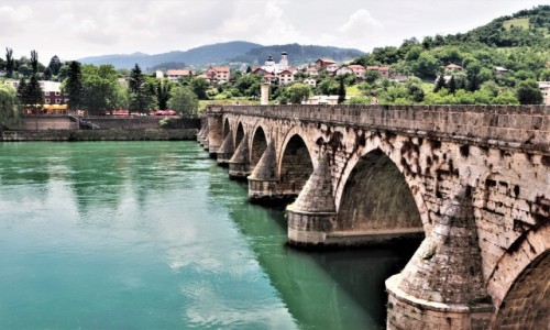Zdjcie BONIA i HERCEGOWINA / - / Viegrad / most na Drinie...