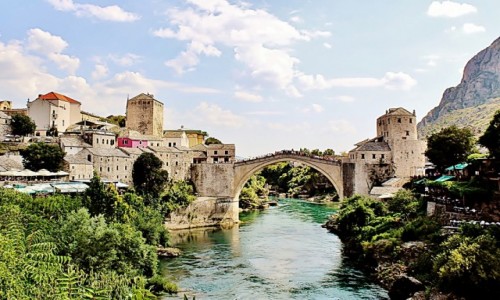 Zdjecie BONIA i HERCEGOWINA / Hercegowina / Mostar / Most w Mostarze