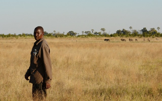 Zdj cia: Delta Okawango, John z delty Okawango, BOTSWANA
