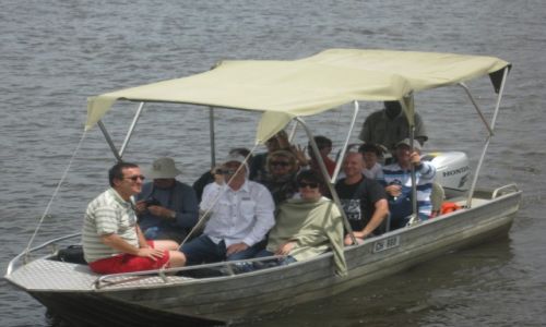 Zdj�cie BOTSWANA / Botswana / Botswana / Przeprawa przez rzek� Lilpopo