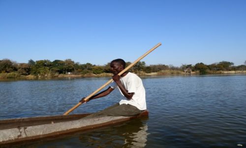 Zdjecie BOTSWANA / Ngepi / Ngepi / Mokoro trips