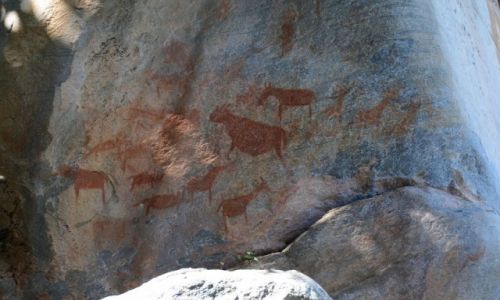 BOTSWANA / - / Wzgrza Tsodilo / Prehistoryczne rysunki naskalne