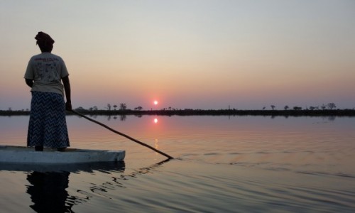 Zdjcie BOTSWANA / - / Delta Okavango / Cudowny zachd soca