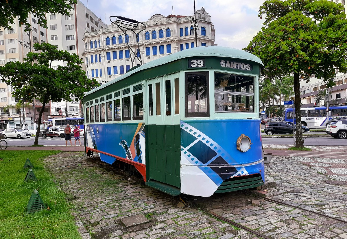 Zdjęcia: Santos, Sao Paulo, Stary tramwaj w Santos, BRAZYLIA Zdjęcia: Santos, Sao Paulo, Stary tramwaj w Santos, BRAZYLIA