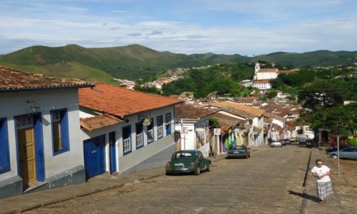 Zdjcie BRAZYLIA / Minas Gerais / Ouro Preto / Uliczki Ouro Preto