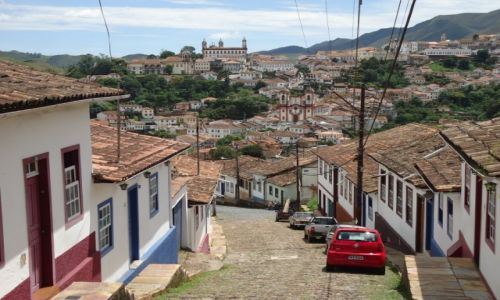 Zdjcie BRAZYLIA / Minas Gerais / Ouro Preto / Uliczki Ouro Preto (3)