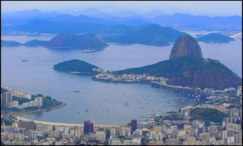 Zdjecie BRAZYLIA / Rio de Janeiro / Rio de Janeiro / Widok spod Jezusa Odkupiciela